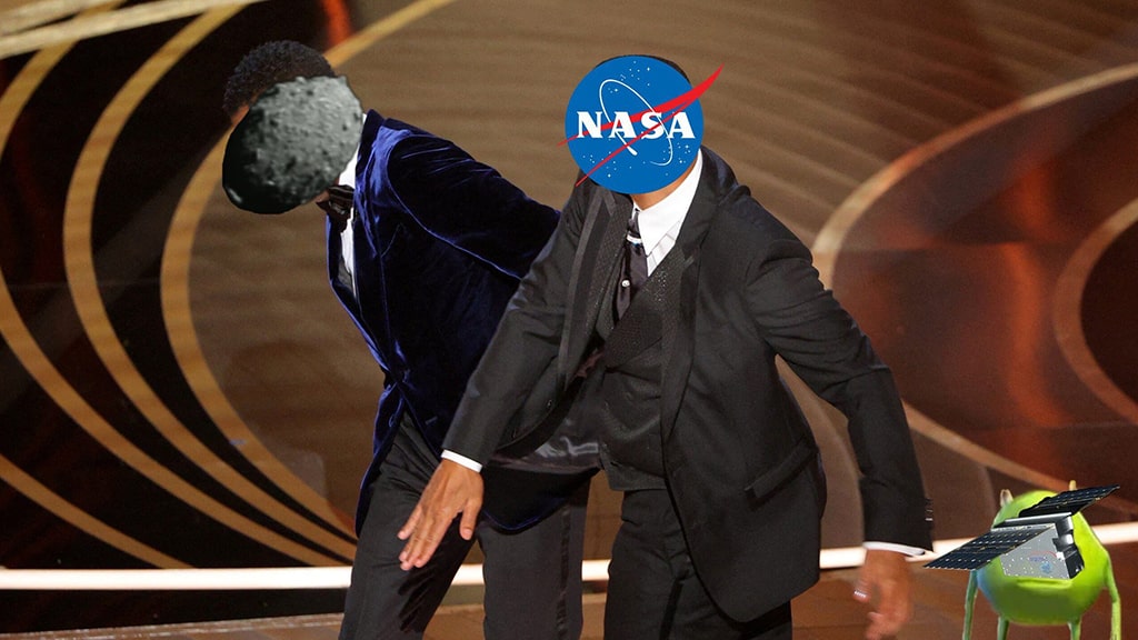 Elon meme Nasa dart