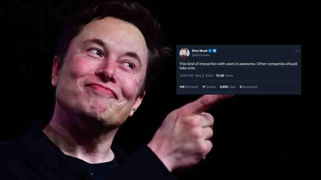 Elon Musk praises Airbnb CEO for Twitter interactions EONMSK News