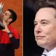Elon Musk Novak Djokovic 23rd Grand Slam
