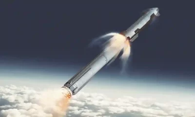 Starship stage separation from booster