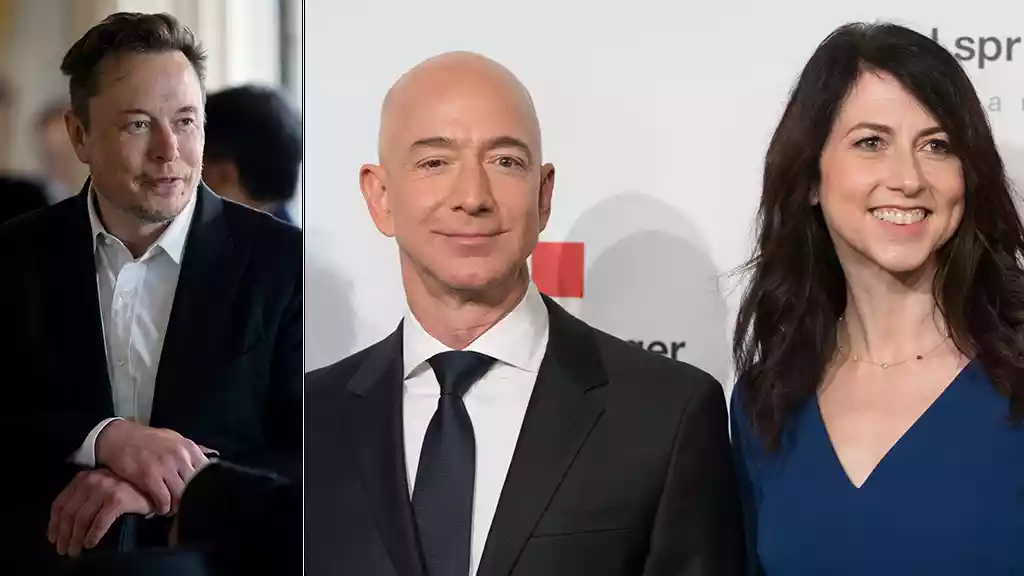 Elon Musk Jeff Bezos ex-wife