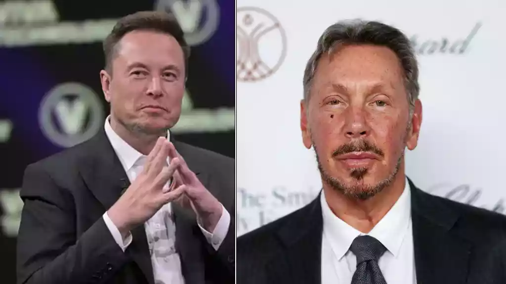 Elon Musk Larry Ellison