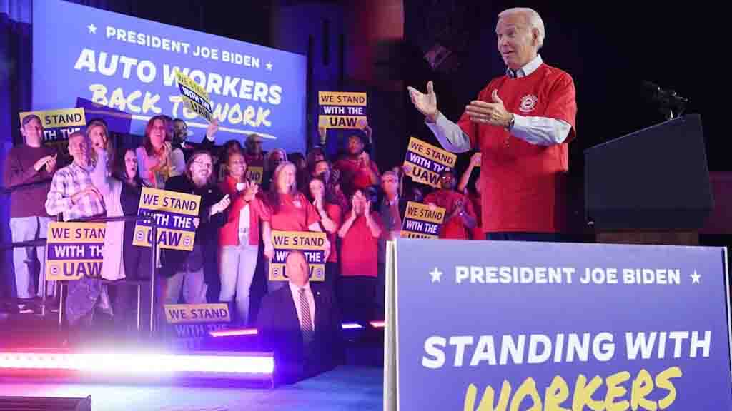 Joe Biden at UAW Rally