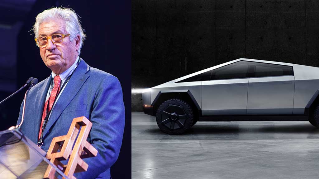 DeLorean Giugiaro Tesla Cybertruck