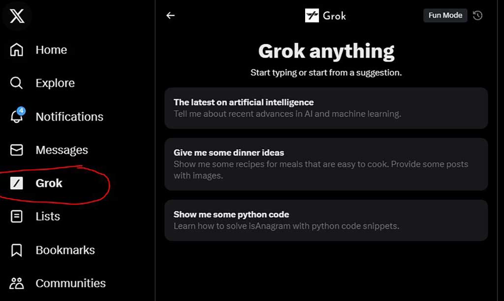 Grok rolling out X Premium+ Users