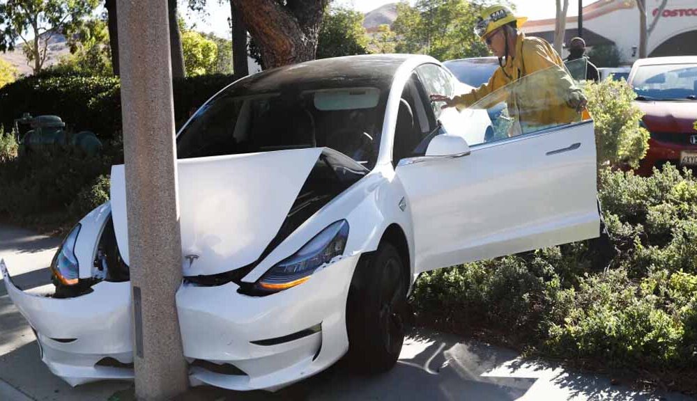 Tesla Crash