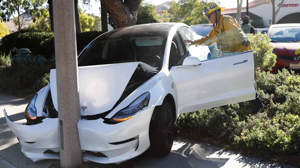 Tesla Crash