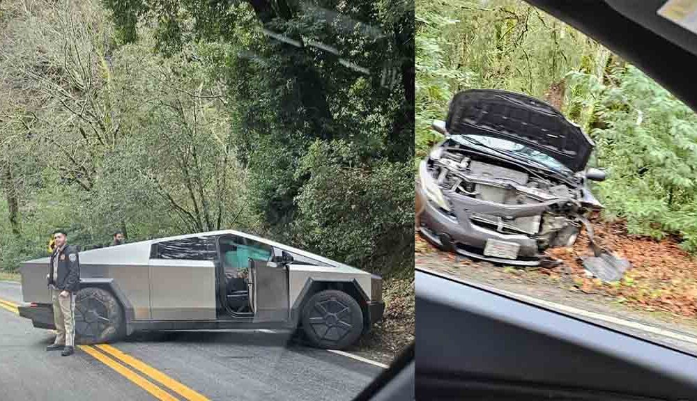 Tesla Cybertruck Accident