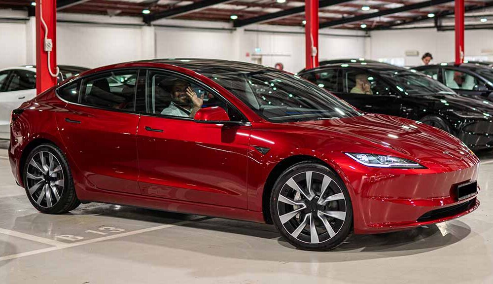 Upgraded Tesla Model 3 Highland