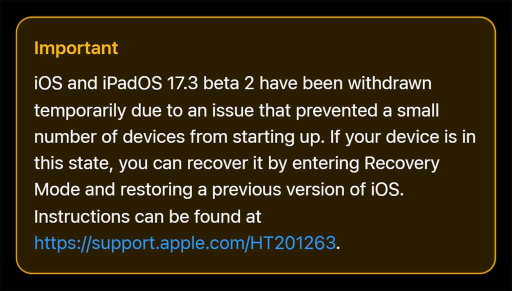 iOS 17.3 Beta 2