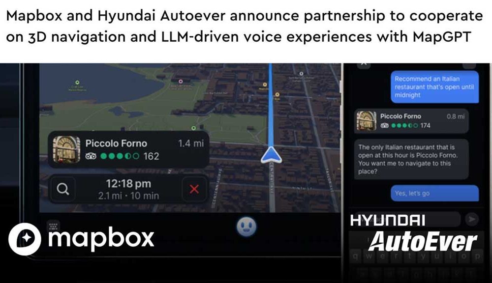 Mapbox partners with Hyundai to launch MapGPT in vehicles