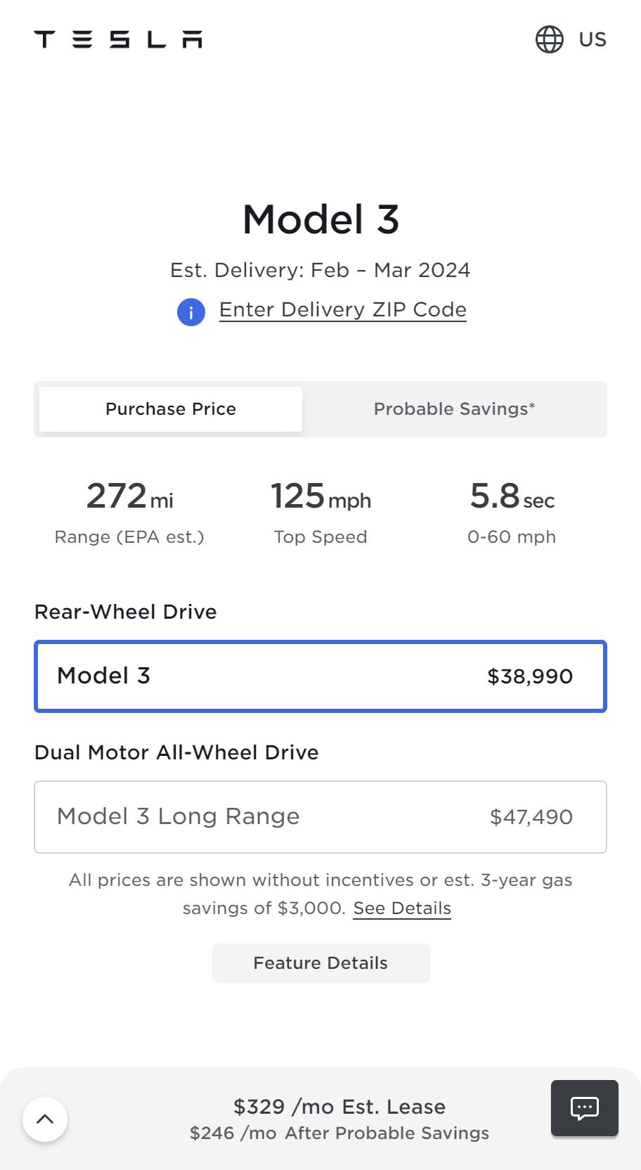 Tesla Model 3 raise $500