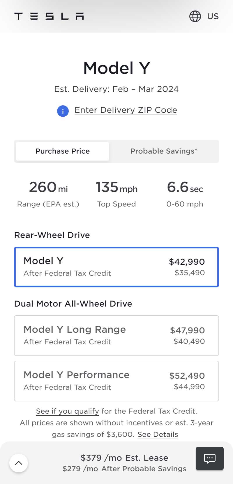 Tesla Model Y $1000 Price Cut in the U.S.