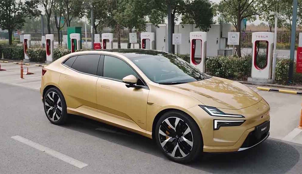 Polestar Tesla Supercharger