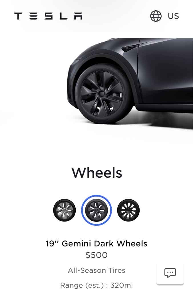 Tesla Model Y Dark Gemini Wheels
