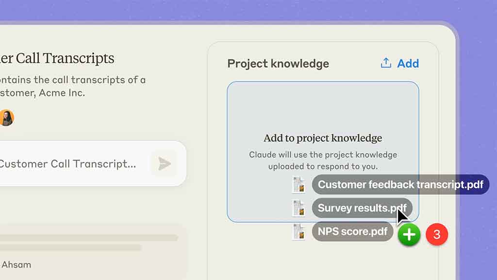 Anthropic Claude Project Knowledge