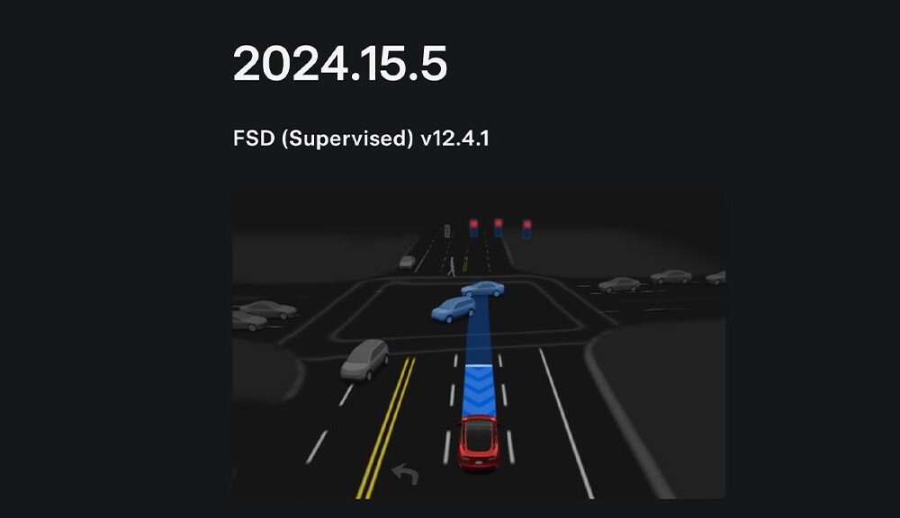 Tesla FSD 12.4.1