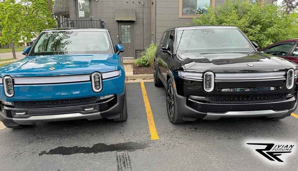 Rivian R1S and R1S Refresh Side by Side Comparison