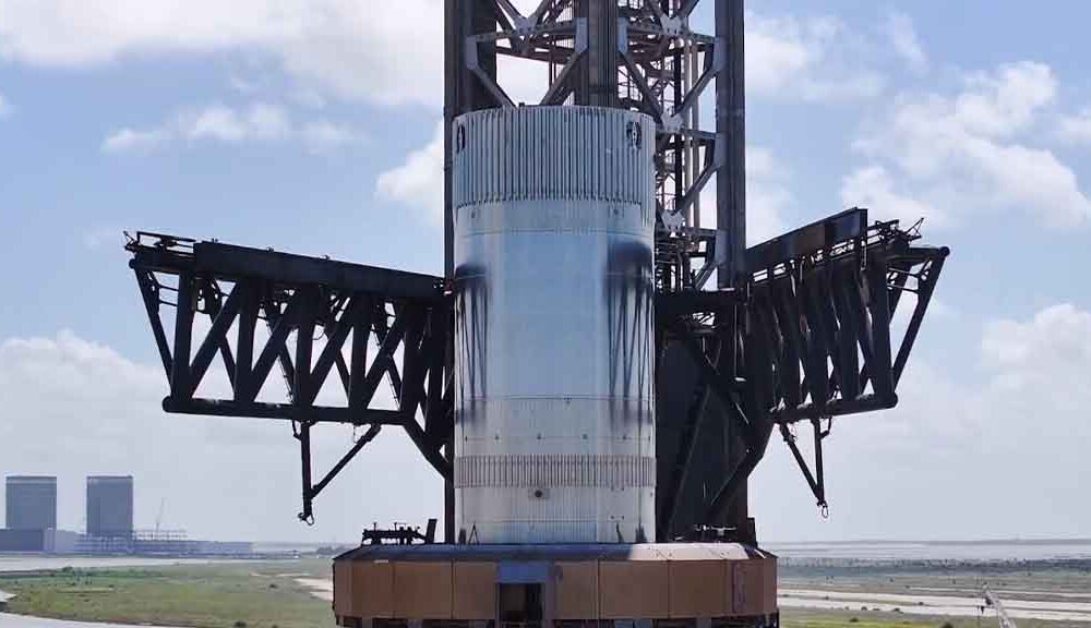 SpaceX Tower Chopstick testing