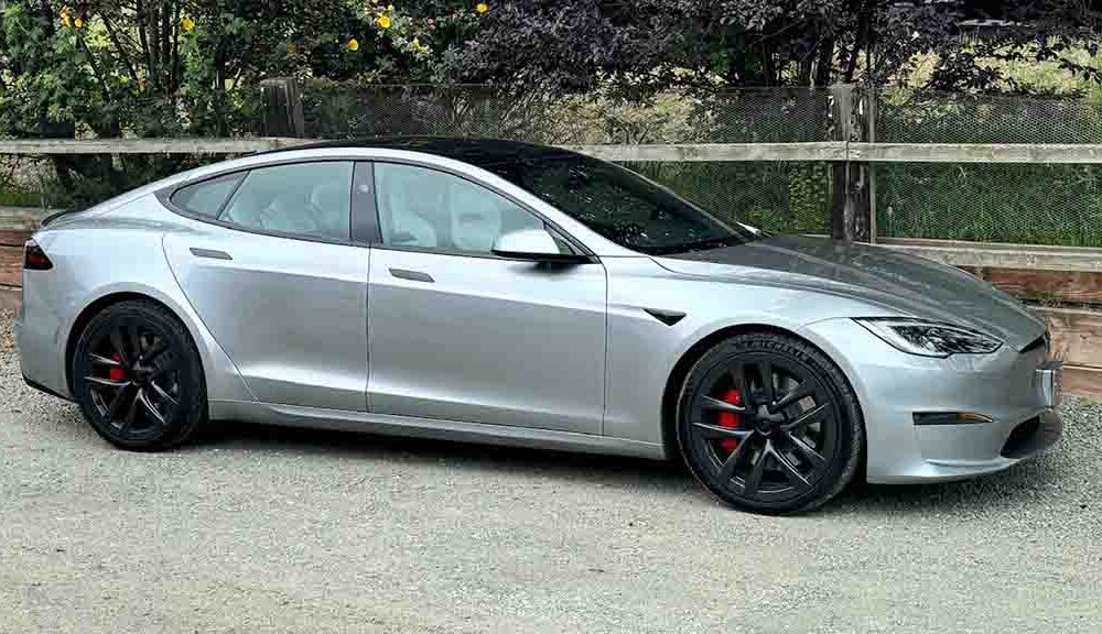 Tesla Model S Lunar Silver