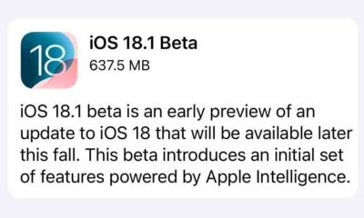 Apple iOS 18.1 Beta 1