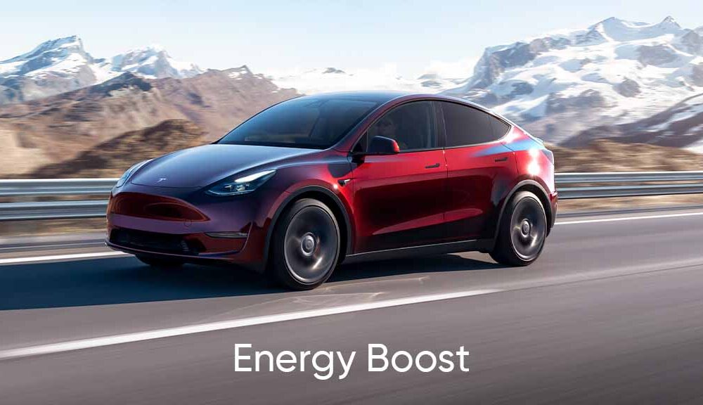 Tesla Model Y Energy Boost to add additional driving range