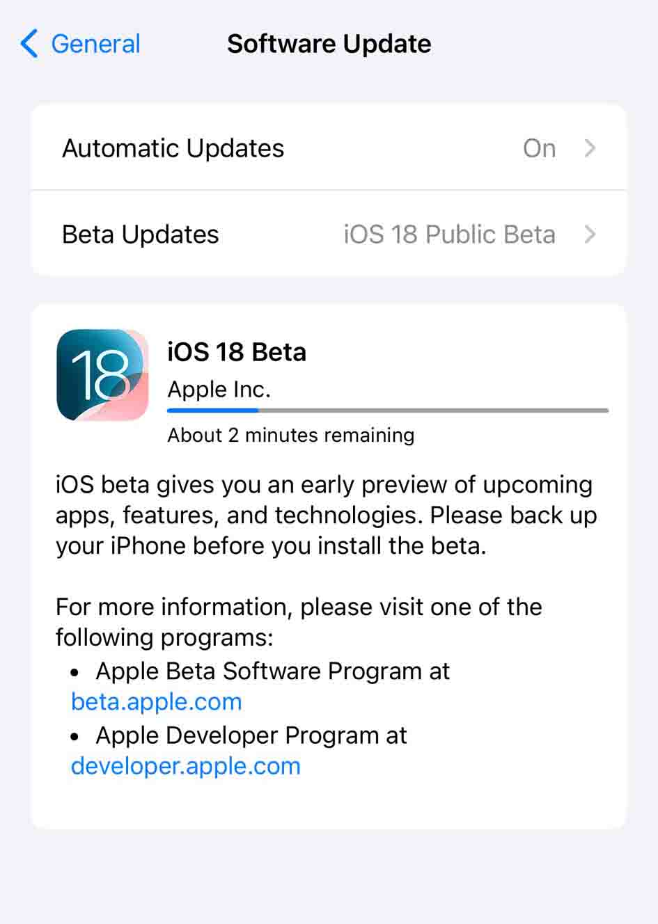 iOS 18 Public Beta