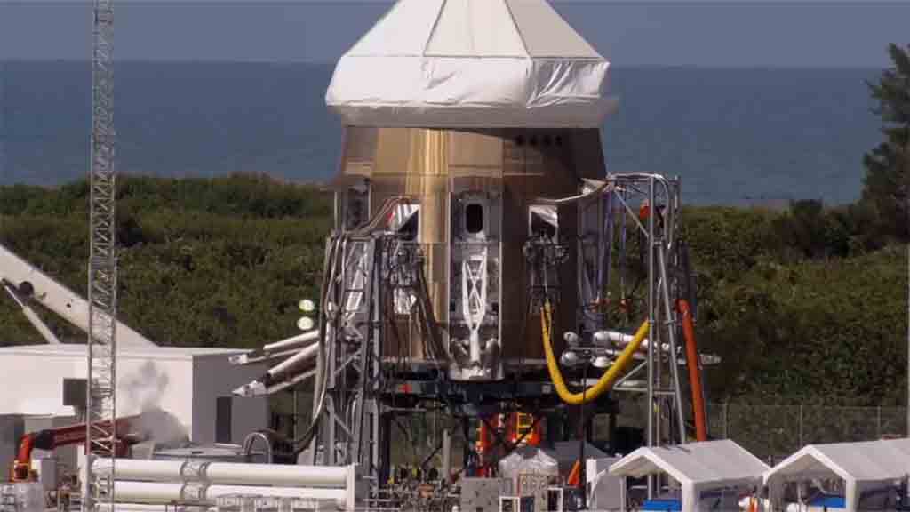 New Glenn's first stage Landing Leg Test