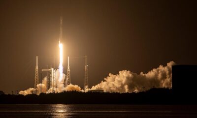 SpaceX Falcon 9 Lifting Off from Space Launch Complex 40 (SLC-40) at Cape Canaveral Space Force Station in Florida