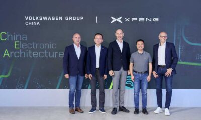 Volkswagen and Xpeng China officials