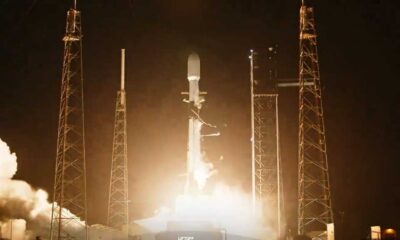 Falcon 9 lift off from Space Launch Complex 40 at Cape Canaveral Space Force Station in Florida