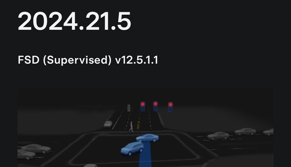 Tesla FSD 12.5.1.1