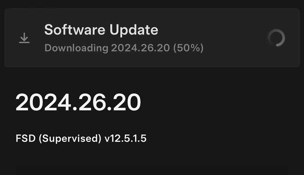 Tesla FSD 12.5.1.5