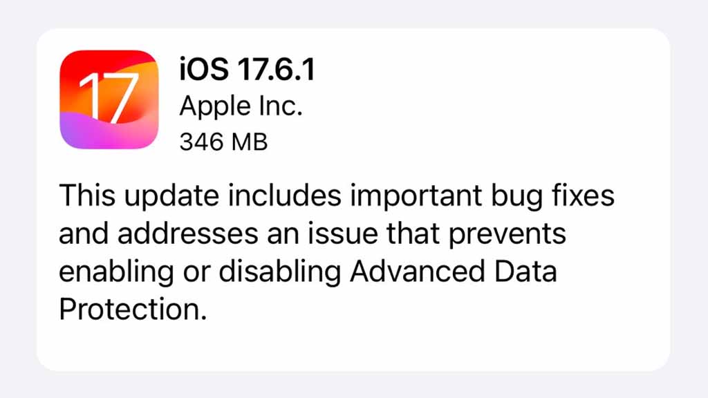 iOS 17.6.1