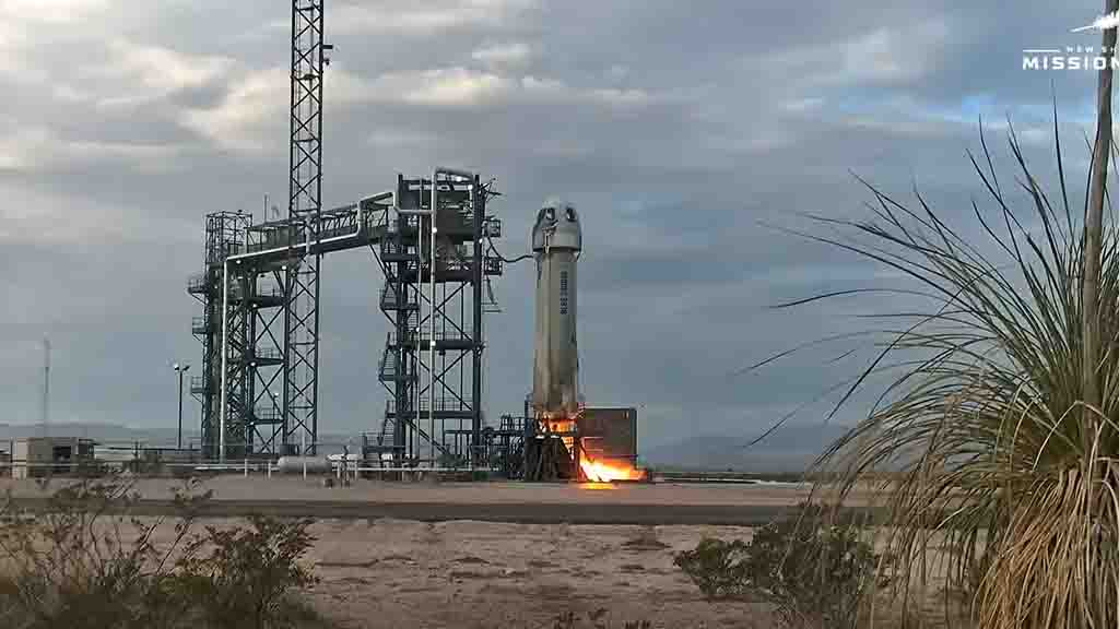 Blue Origin New Shepard (NS-26) Lift off