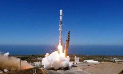 SpaceX Falcon 9 with 11th Rideshare Mission Lifting Off from Space Launch Complex 4E at Vandenberg Space Force Base in California