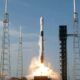 SpaceX Falcon 9 Lifting off with WorldView Legion Satellites Payload