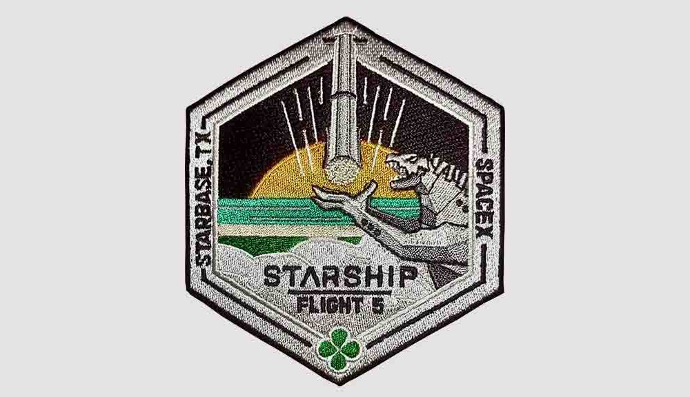 SpaceX Starship 5 Patch