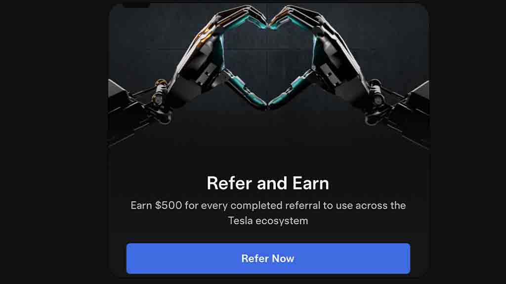 New Tesla Referral Program