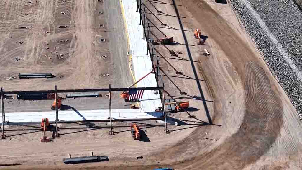 Tesla Semi Plant Construction on Vertical Stage