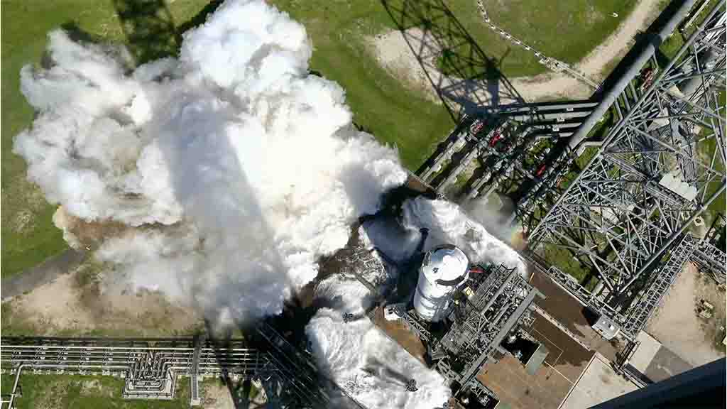 Blue Origin New Glenn's Second Stage Hotfire test