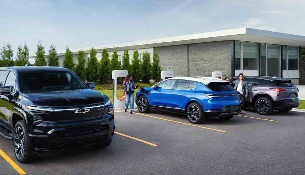 General Motors (GM) Tesla NACS Superchargers