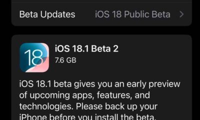 iOS 18.1 Public Beta 2