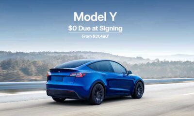 Tesla Model Y $0 due