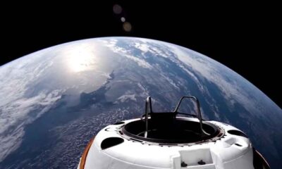 Polaris Dawn SpaceX Dragon Spacecraft at 1,400 km above Earth