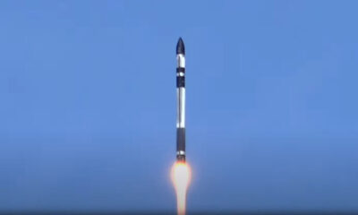 Rocket Lab Electron Rocket Lifting Off