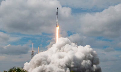 SpaceX Falcon 9 Rocket Lifting Off