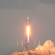 SpaceX Falcon 9 ESA Galileo Mission lifting off from Space Launch Complex 40 at Cape Canaveral Space Force Station in Florida