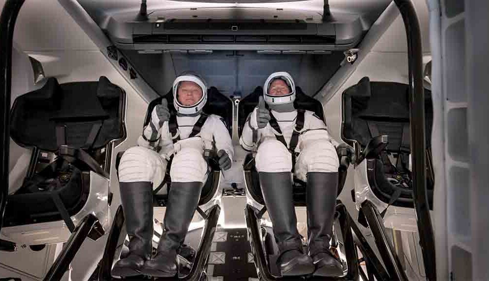 SpaceX NASA Crew 9 astronauts Nick Hague and Aleksandr Gorbunov