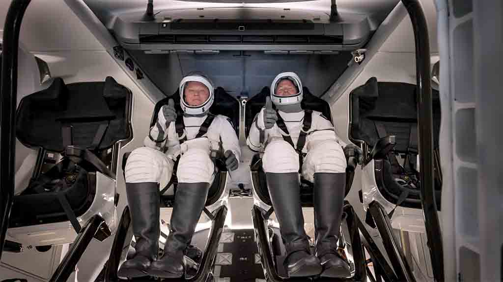 SpaceX NASA Crew 9 astronauts Nick Hague and Aleksandr Gorbunov